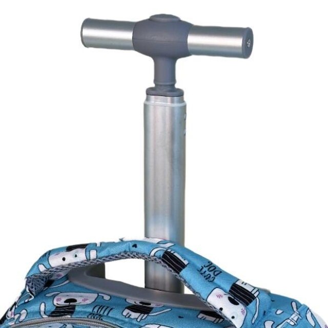 MOCHILA DE RODINHAS ESCOLAR INFANTIL COM ESTAMPAS
