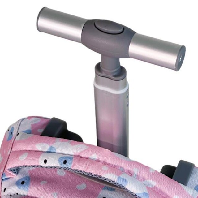 MOCHILA DE RODINHAS ESCOLAR INFANTIL COM ESTAMPAS