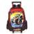 Mochila de Rodinhas Luxcel Com Alça HotWheels Trucks Preto - Preto