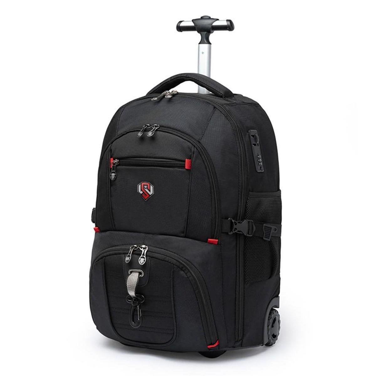 Mochila De Rodinhas Swissport Antifurto Executiva Notebook 360° Masculina 36 Litros Menor preço em Mochila De Rodinhas Swissport Antifurto Executiva Notebook 360° Masculina 36 Litros