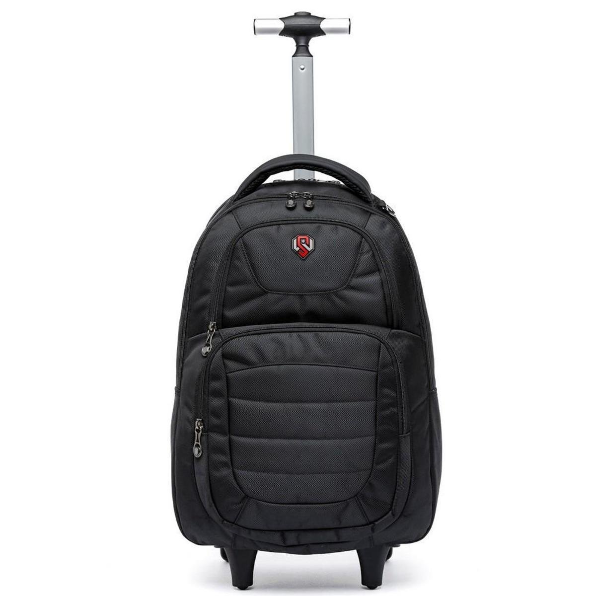 Mochila De Rodinhas Swissport Resistente Executiva Notebook 360° Masculina 36 Litros Menor preço em Mochila De Rodinhas Swissport Resistente Executiva Notebook 360° Masculina 36 Litros