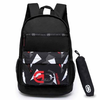 Mochila Ecko Casual Notebook Bolsa Faculdade Espaçosa Resistente Escolar