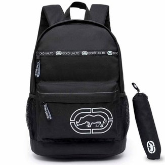Mochila Ecko Casual Notebook Bolsa Faculdade Espaçosa Resistente Escolar