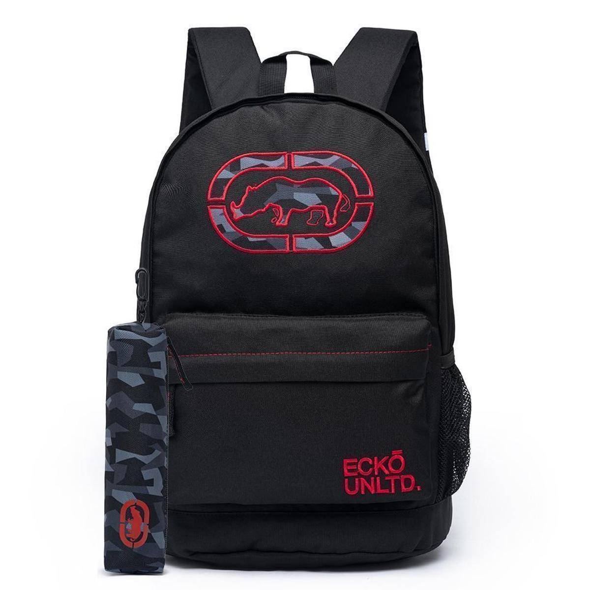Mochila Ecko Reforçada Resistente Escolar Masculina Menor preço em Mochila Ecko Reforçada Resistente Escolar Masculina