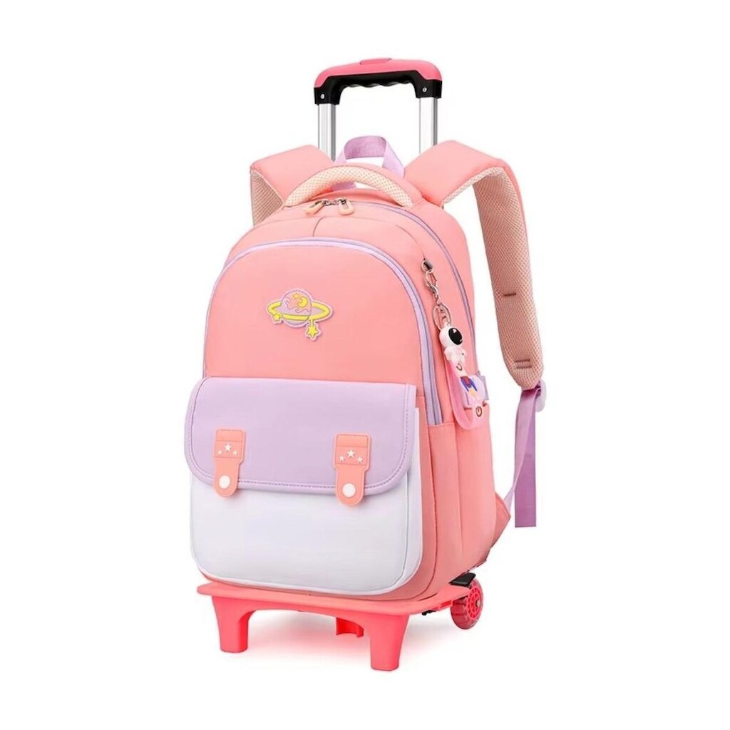 MOCHILA ESCOLAR COM RODINHAS PLANET GO