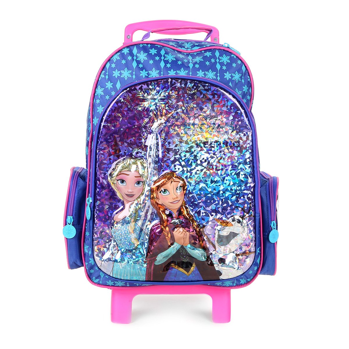 Mochila Escolar de Rodinha Infantil Frozen Dermiwil Disney Feminina - Lilás Menor preço em Mochila Escolar de Rodinha Infantil Frozen Dermiwil Disney Feminina - Lilás