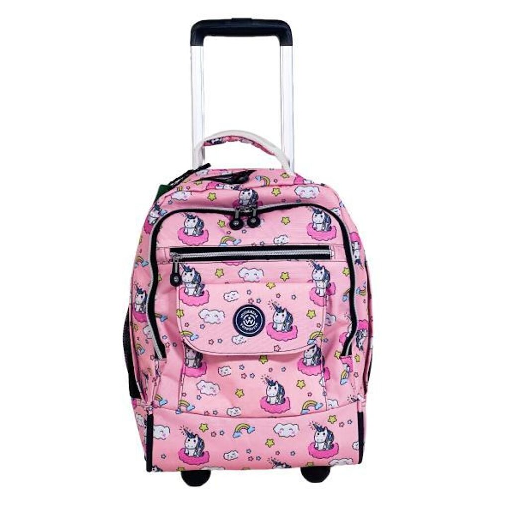 MOCHILA ESCOLAR DE VIAGEM COM RODINHAS DUPLO DESIGN