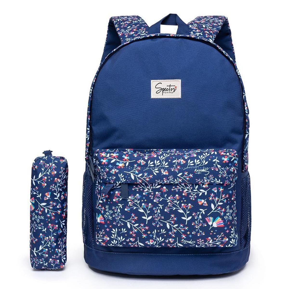 Mochila Escolar Feminina Spector Com Estojo Espaçosa Original Moderna 19 Litros Menor preço em Mochila Escolar Feminina Spector Com Estojo Espaçosa Original Moderna 19 Litros