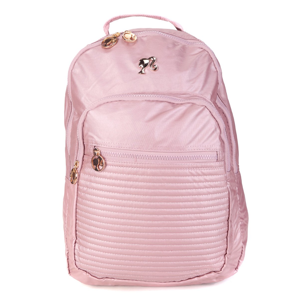Mochila Escolar Infantil Luxcel Barbie Matelassê - Ouro Rosa Menor preço em Mochila Escolar Infantil Luxcel Barbie Matelassê - Ouro Rosa