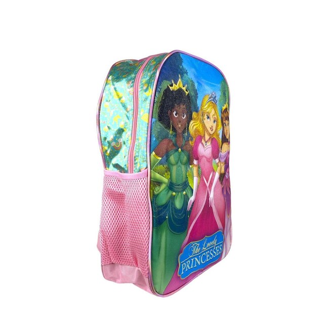 Mochila Escolar Infantil + Super Kit Princesas Winth BPD33066
