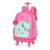 MOCHILA ESCOLAR INFANTIL UP4YOU RODINHAS DE SKATE 360 - Rosa