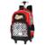 Mochila Escolar Juvenil De Rodinha Grande Hot Wheels Luxcel - Vermelho