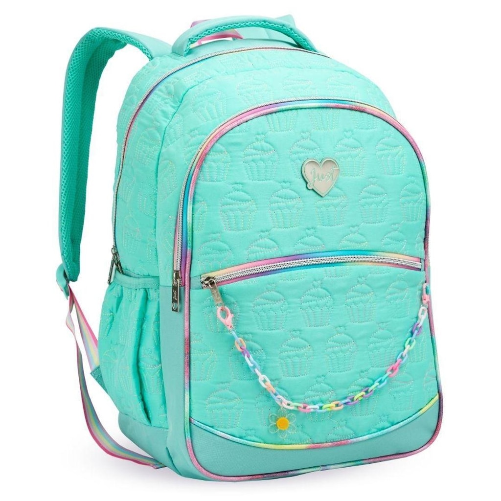 Mochila Escolar Juvenil Feminina Matelassê