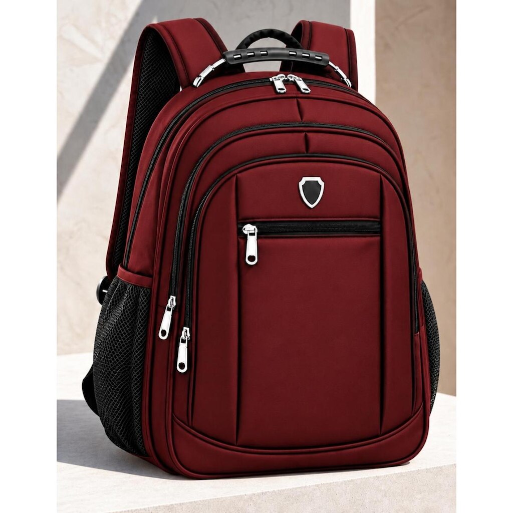 Mochila Escolar Masculina Feminina Bolsa Executiva Espaço Para Notebook Porta Garrafa