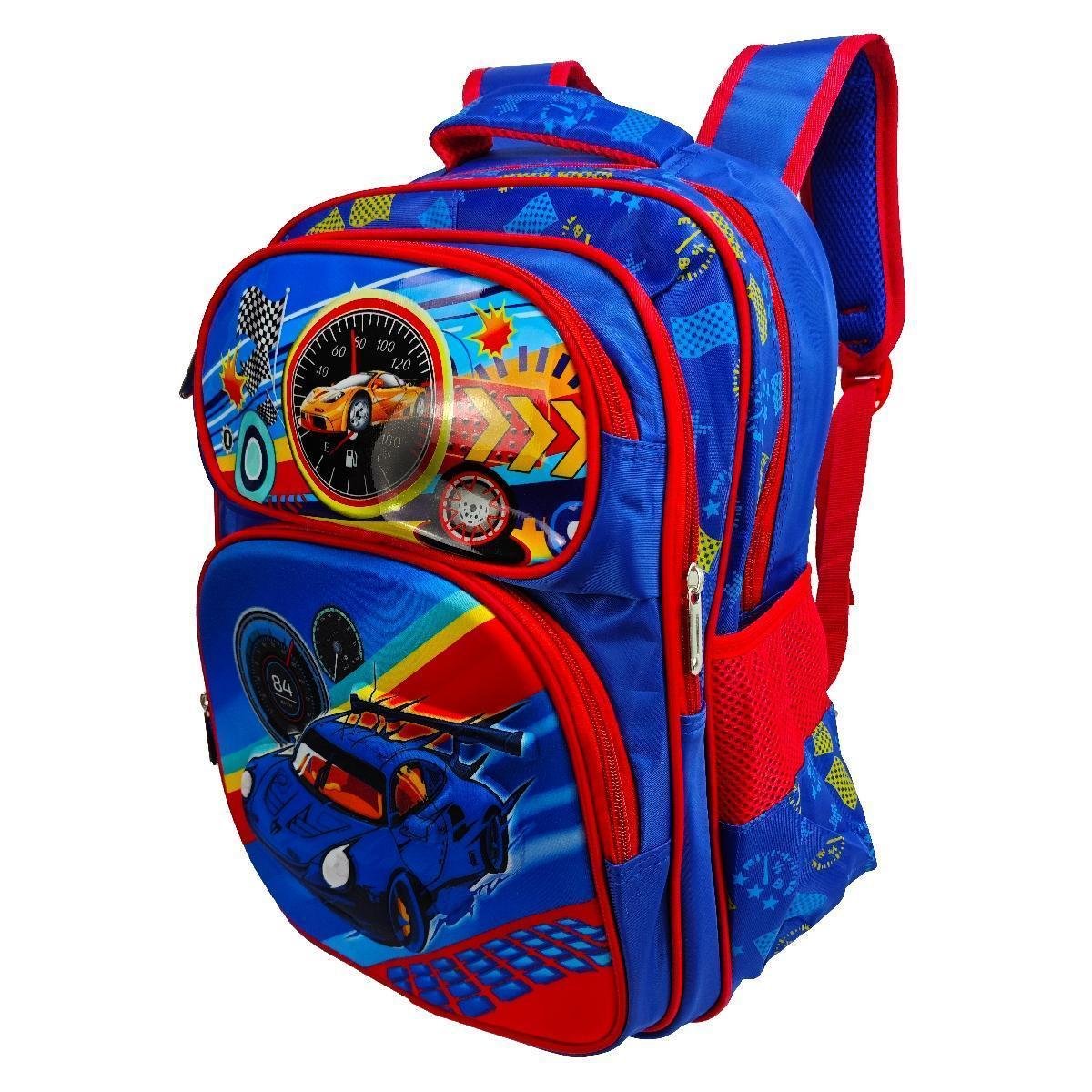 Mochila Escolar Menino Infantil Impermeável Moderna Altura 40cm Grande ...
