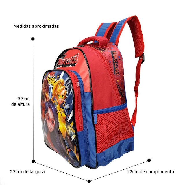 Mochila Escolar Mochila Infantil Menina Marvellous