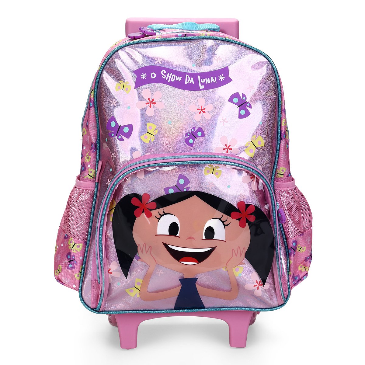 Mochila Escolar Pacific Show Da Luna C/ Rodinha - Colorido Menor preço em Mochila Escolar Pacific Show Da Luna C/ Rodinha - Colorido