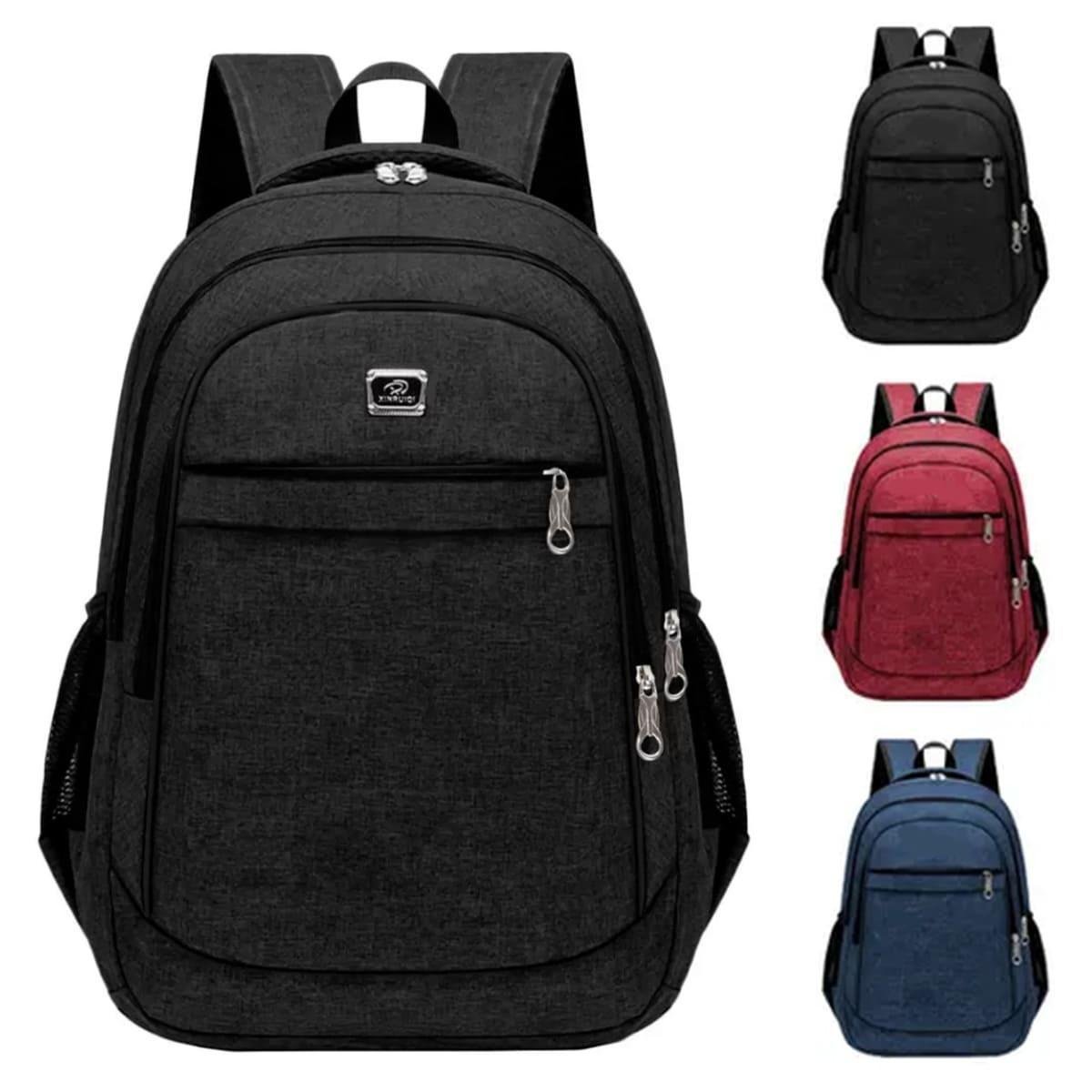 Mochila Escolar Resistente para Notebook Trabalho Viagem Unissex Confortável Menor preço em Mochila Escolar Resistente para Notebook Trabalho Viagem Unissex Confortável