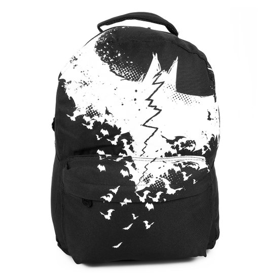 Mochila Escolar Xeryus Batman Teen - Preto+Branco