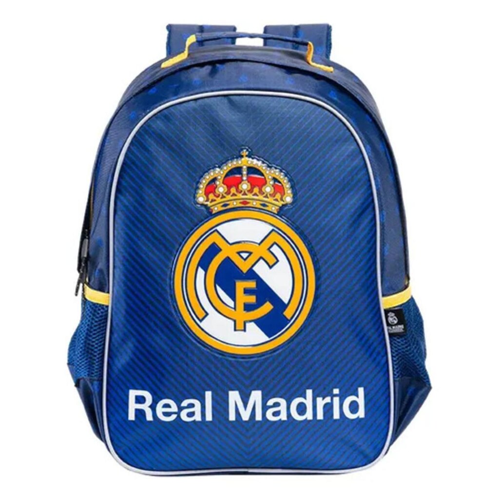 Mochila Esportiva Juvenil Escolar Futebol Real Madri 16672 Oficial