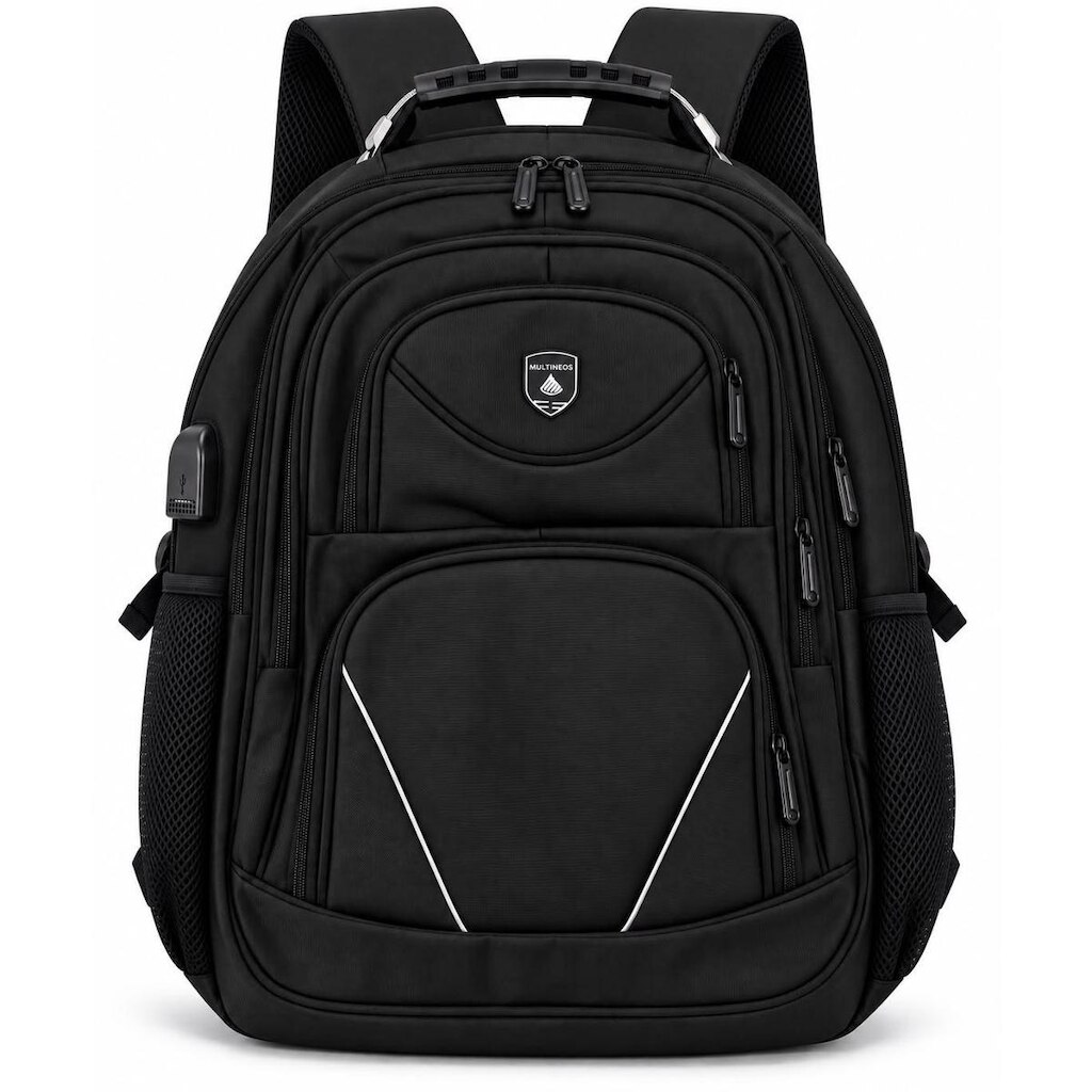 Mochila Esportiva Masculina Grande Academia Treino Notebook USB 15.6 Polegadas Reforçada
