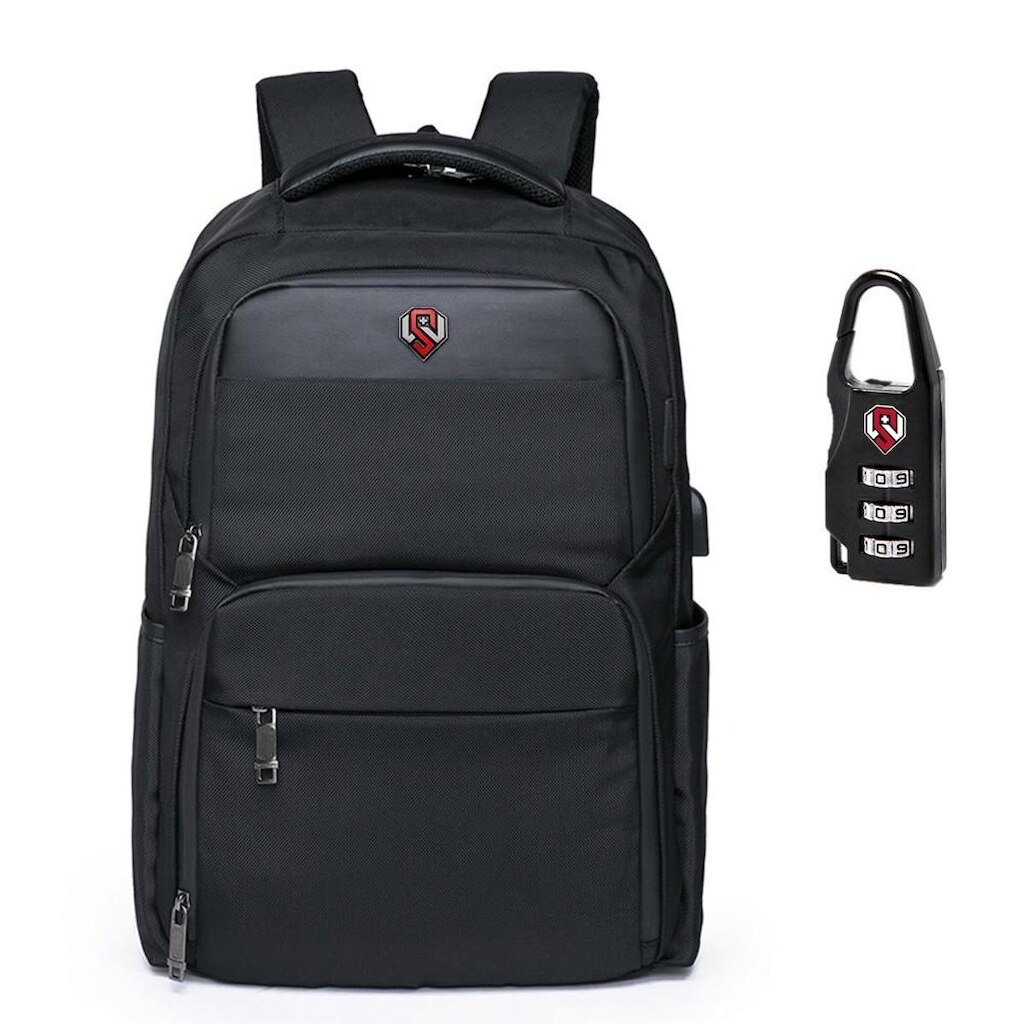 Mochila Executiva Acolchoada Notebook Cadeado 20 Litros