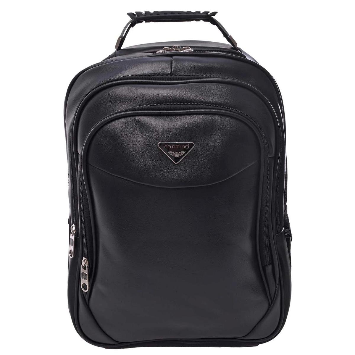 Mochila Executiva Couro - Preto Menor preço em Mochila Executiva Couro - Preto