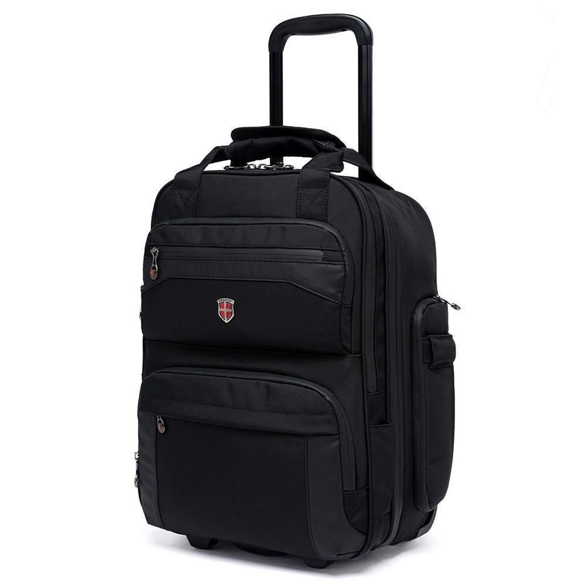 Menor preço em Mochila Executiva De Rodinhas Espaçosa Trabalho Notebook 36 Litros