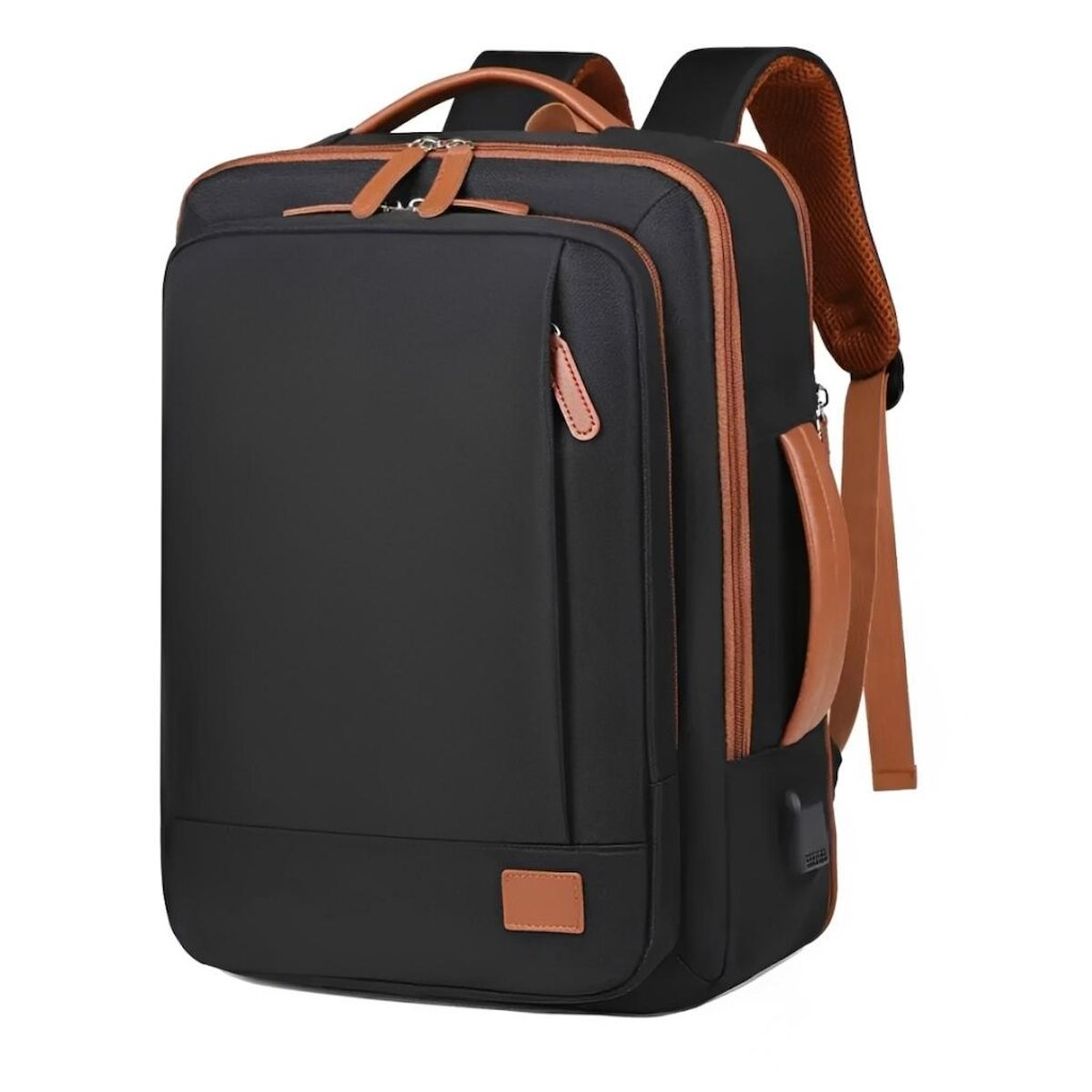 Mochila Executiva Expansível Notebook Slim Faculdade Trabalho Viagem Reforçada com Porta USB 15,6''