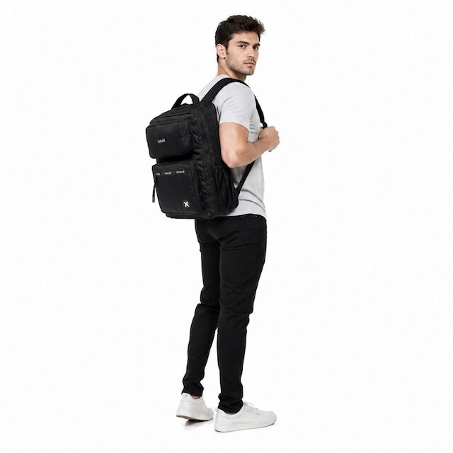 Mochila Executiva Hurley Notebook Trabalho Reforçada 18 Litros
