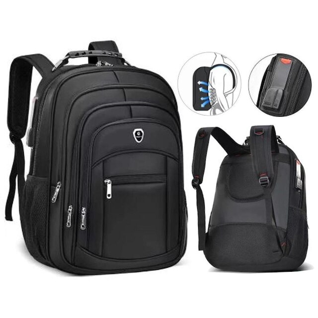 Mochila Executiva Notebook Escolar Viagem Passeio Grande Reforçada