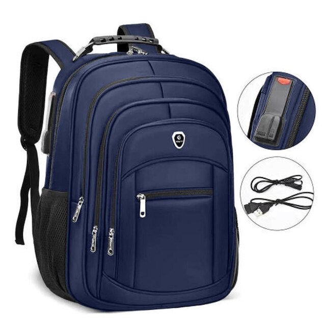 Mochila Executiva Notebook Escolar Viagem Passeio Grande Reforçada