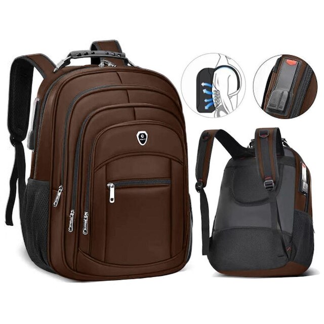 Mochila Executiva Notebook Escolar Viagem Passeio Grande Reforçada