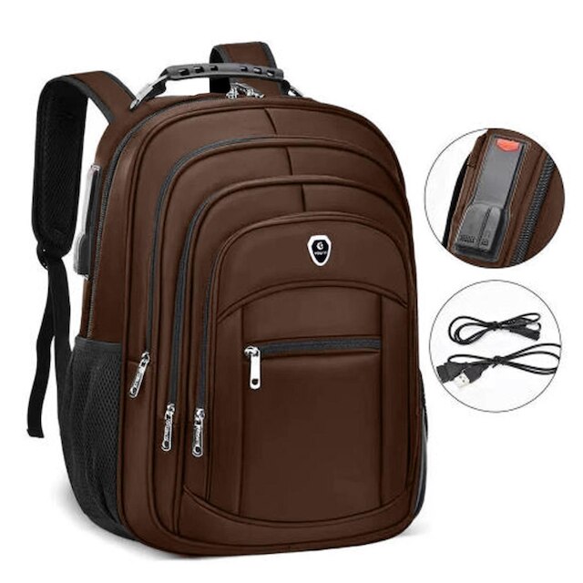Mochila Executiva Notebook Escolar Viagem Passeio Grande Reforçada
