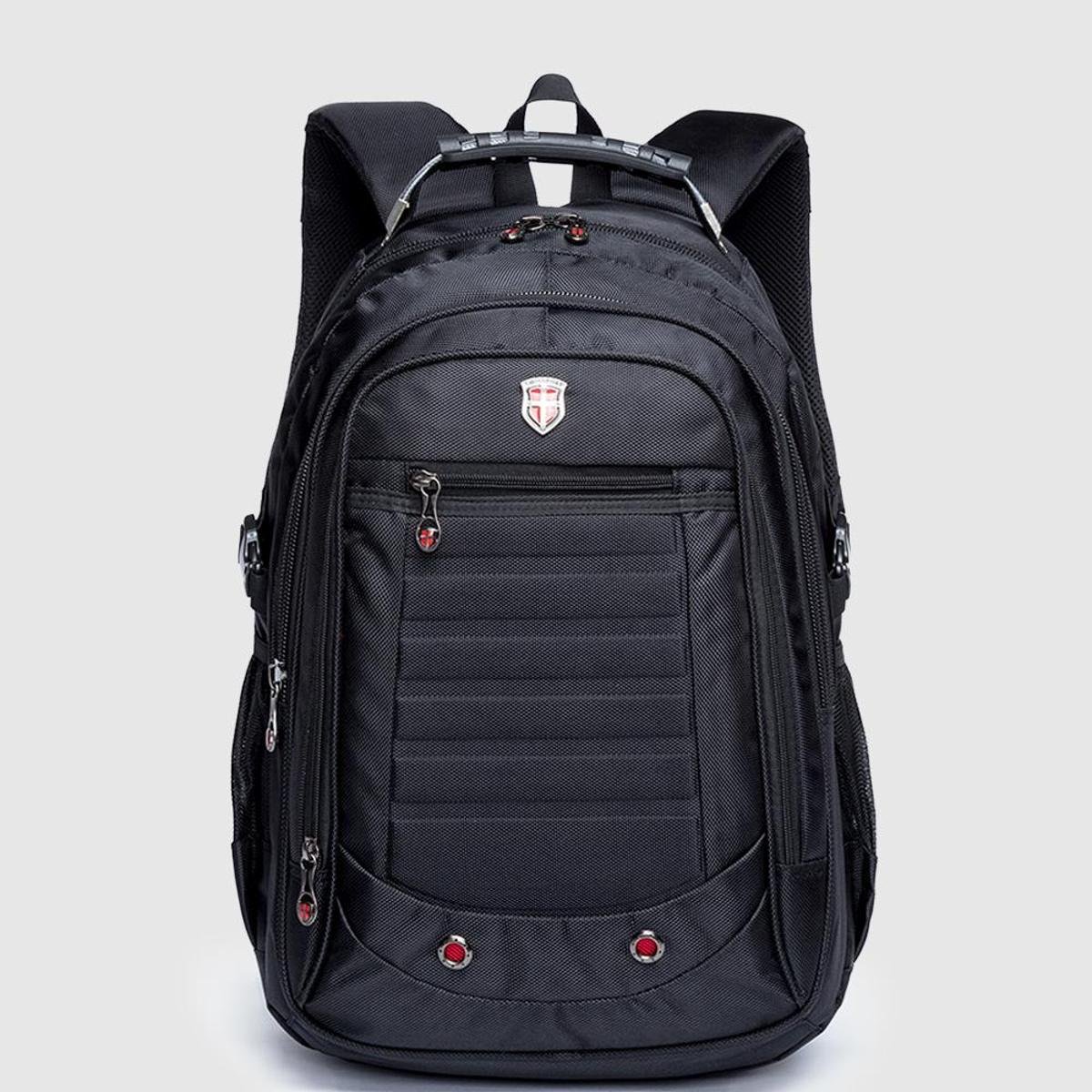 Mochila Executiva Swissport Notebook Alça Reforçada Notebook Impermeável - Preto Menor preço em Mochila Executiva Swissport Notebook Alça Reforçada Notebook Impermeável - Preto