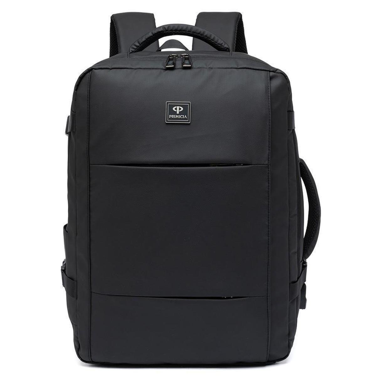Mochila Executiva Viagem Grande Notebook feminina Masculina - Preto 21l Menor preço em Mochila Executiva Viagem Grande Notebook feminina Masculina - Preto 21l