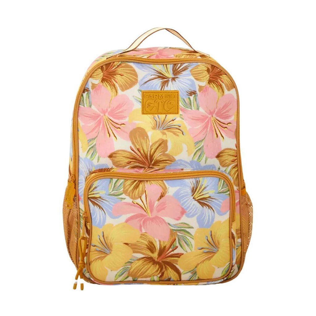 Mochila Farm Me Leva Floral Bahia Estampada Original