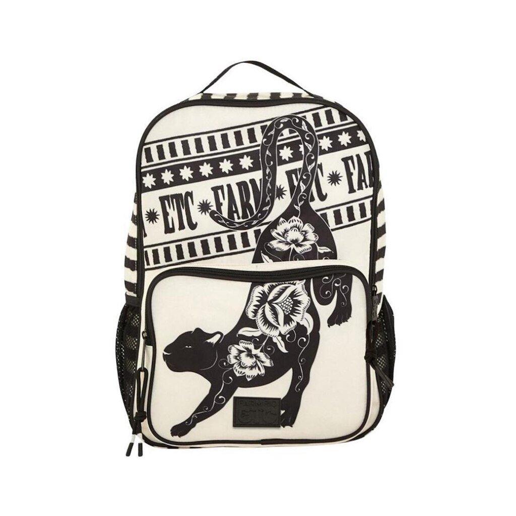 Mochila Farm Me Leva Onça Romantica