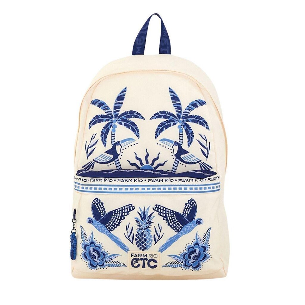 Mochila Farm Xodó Tropical Estampada Original