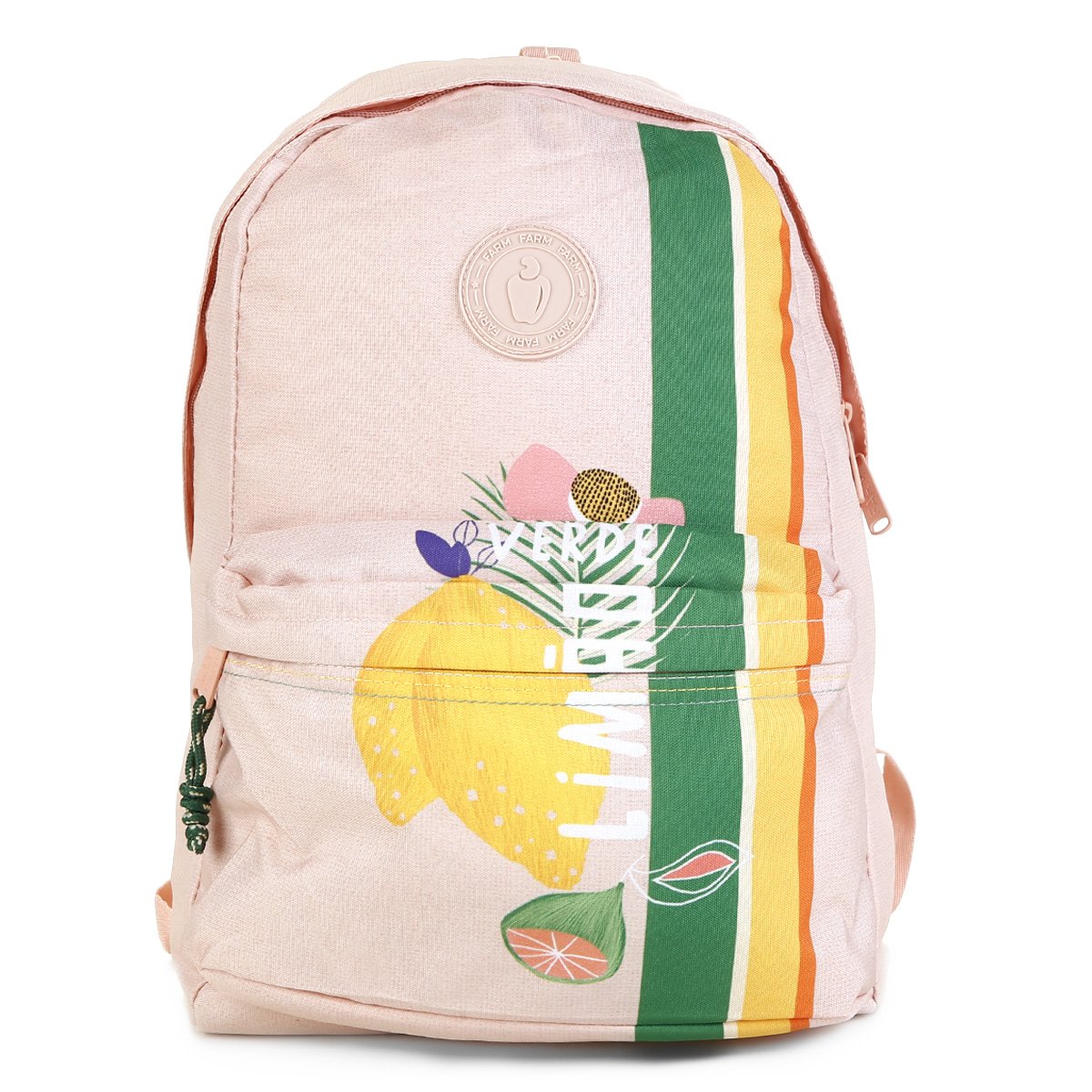 Mochila Farm Xodózinha Salada de Frutas Feminina - Rosa | Zattini