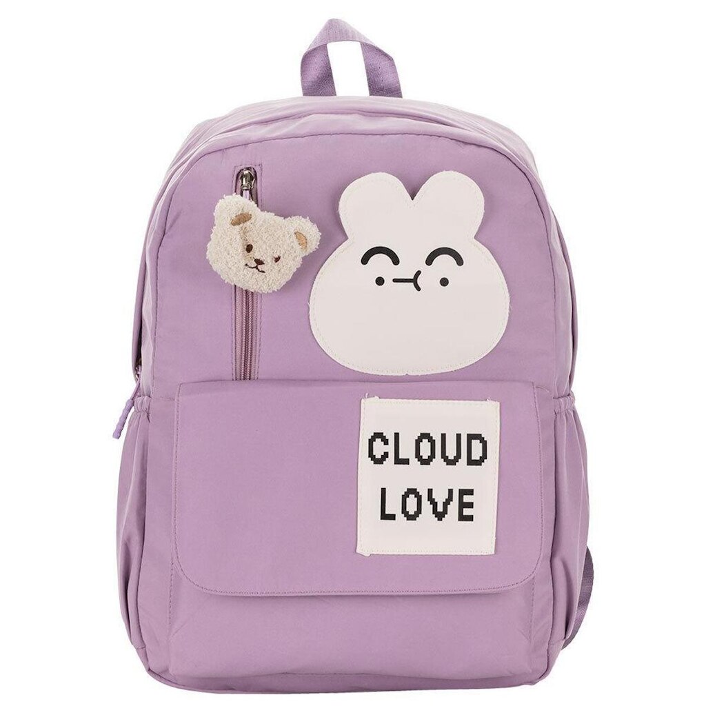 Mochila Feminina  Arara Dourada - Ry6670 - Lilás - U