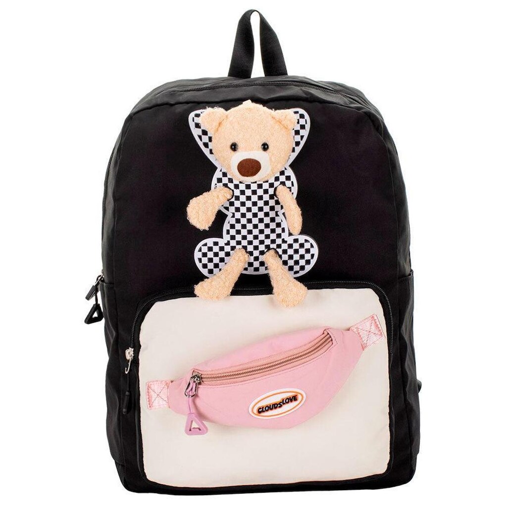 Mochila Feminina  Arara Dourada - Ry6679 - Preto - U