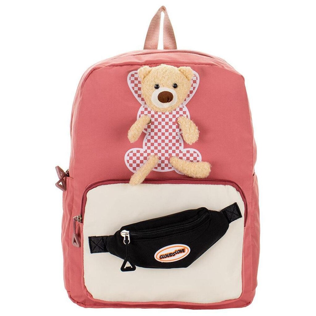 Mochila Feminina  Arara Dourada - Ry6679 - Salmão - U