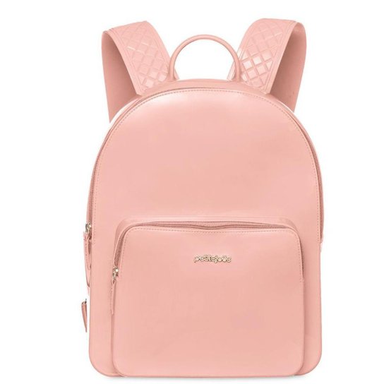 Mochila Feminina em PVC - PJ2032 - Petite Jolie - Rosa Antigo