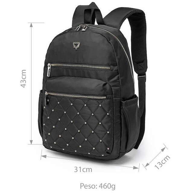 Mochila Feminina Escolar Resistente Espaçosa Trabalho