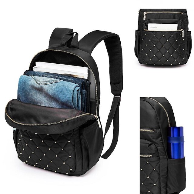Mochila Feminina Escolar Resistente Espaçosa Trabalho