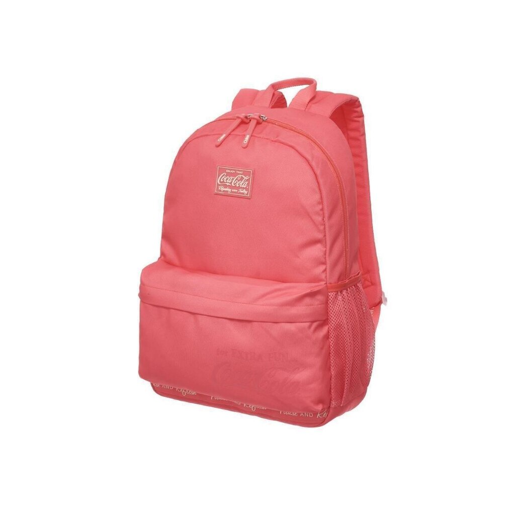 Mochila Feminina Masculina Escolar Notebook Costas CocaCola Flat Vermelha