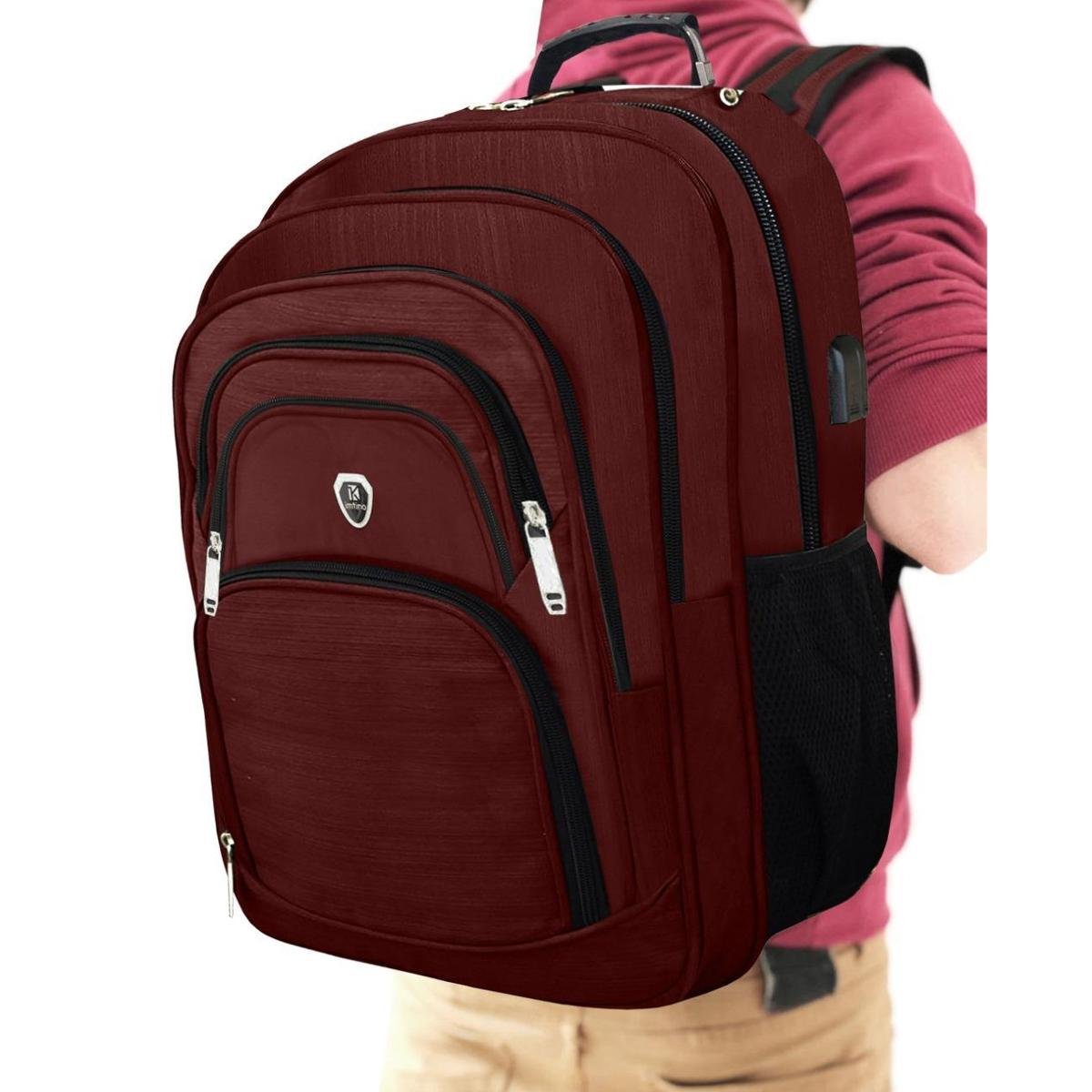 Mochila Feminina Masculina Notebook Reforçada Faculdade Usb Menor preço em Mochila Feminina Masculina Notebook Reforçada Faculdade Usb