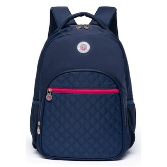 Mochila Feminina Onbongo Impermeável Notebook Bolsa Escolar 18 Litros