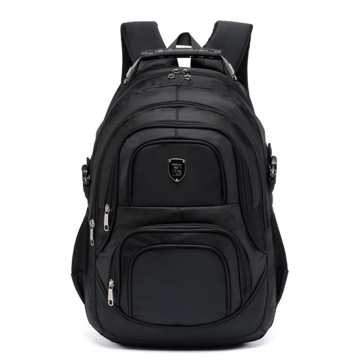 Mochila Ferrazzi Executiva Masculina Notebook Reforçada Alça Cabo Aço Menor preço em Mochila Ferrazzi Executiva Masculina Notebook Reforçada Alça Cabo Aço